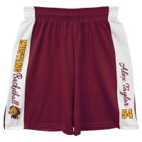 Maroon Adult Subli-Tru Shorts Small