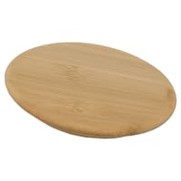 Replacement Bamboo Lid for 21 oz. Round Glass Container