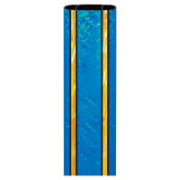 45" Rectangle Blue/Gold Illusion Trophy Column