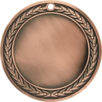 4" Antique Bronze 3" Insert Holder Medal