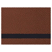 12" x 18" Football Laserable Leatherette Sheet Stock with Adhesive