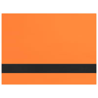 12" x 18" Neon Orange Laserable Leatherette Sheet Stock with Adhesive