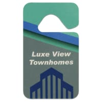 2 3/4" x 4 3/4" Sublimatable 2 Sided Mirror Tag