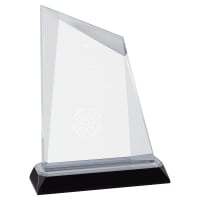 7 3/4" Silver Peak Diamond Corner Base Impress Acrylic
