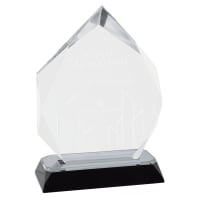 6 3/4" Silver Diamond Corner Base Impress Acrylic