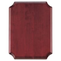 7" x 9" Airflyte High Gloss Rosewood Plaque with Notched Corners