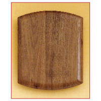 7 1/2" x 8 1/2" Airflyte American Walnut Plaque