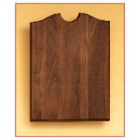 14" x 20" Airflyte American Walnut Plaque, Style ZX477