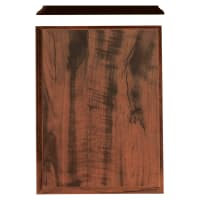 8" x 10" Walnut Finish Step Edge Plaque