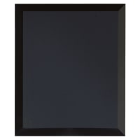 7" x 9" Black Mirror Glass Plaque