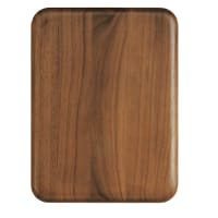 10 1/2"x 13" Walnut Airflyte Plaque with Rounded Corners