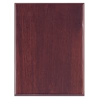 7" x 9" Rosewood Piano Finish Plaque, Style ZX840