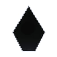 1648 - Black Silver Plate Only