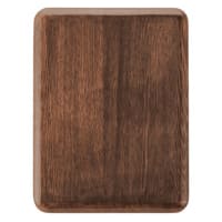 8" x 10 1/2" Airflyte Premium Walnut Piano Finish Plaque with Rounded Corners
