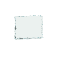7 1/2" x 6 1/4" Crushed Ice Jade Acrylic Upright Only