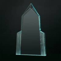 8" Spire Series Jade Acrylic-Upright Only