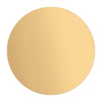 3" Brushed Brass Disc