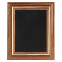 13" x 16" American Walnut Airflyte Frame with Gold Trim and Black Velour Backing (Assembled)
