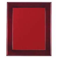 14" x 17" Rosewood Piano Finish Frame with Red Velour Backing (Assembled)