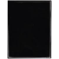 9" x 12" Black High Lustr Plaque