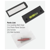 4 x 4 to 6 x 6 Photo 4-Way French Cleat Hanging System