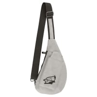 Crescent Bag - Laserable Leatherette, Creekside Collection, Light Gray