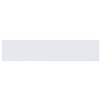 6" x 28" Ultra White Aluminum Sign Blank, Square Corners, 0.032" Thick