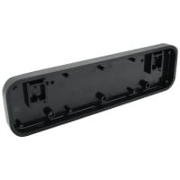 2" x 8", Black, Kota Pro Plastic Wall Frame, Rounded Corner