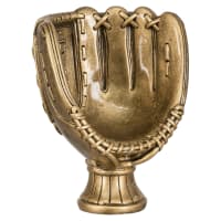 5" Antique Gold Baseball/Softball Glove Resin