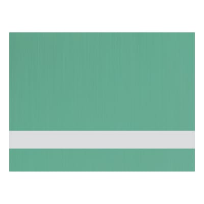 12" x 24" x .025" Green Aluminum
