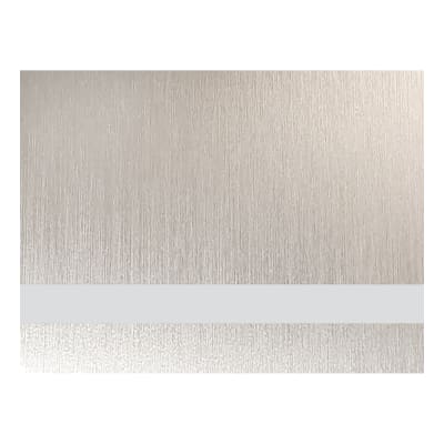 24" x 48" x .025" Satin Silver Aluminum