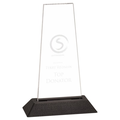 3" x 7" Clear Prism Pop-In Acrylic (Base not included)