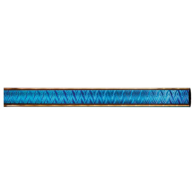 45" Blue/Gold Round Aztec Trophy Column
