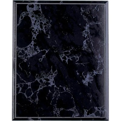 6" x 8" Black Marble Finish Plaque