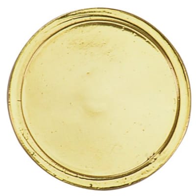 1 3/4" Gold Plain Edge Challenge Coin/Insert Not Incuded