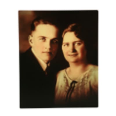5" x 7" Matte White ChromaLuxe Aluminum Photo Panel
