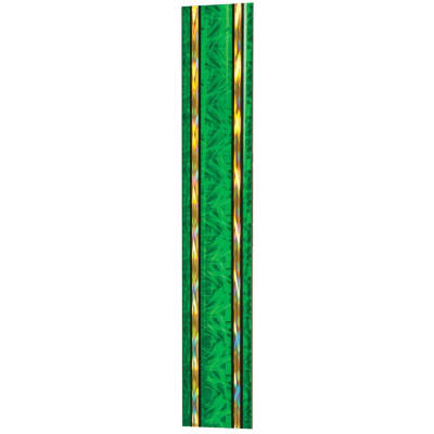 45" Green/Gold Rectangular Dazzle Trophy Column