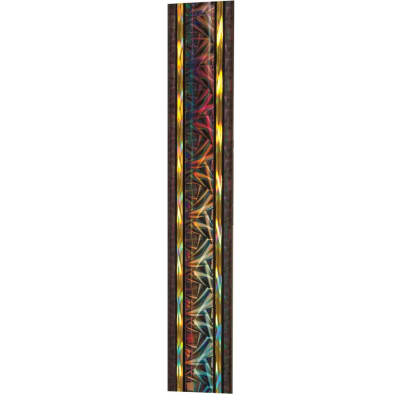 45" Black/Gold Rectangular Dazzle Trophy Column