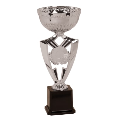 13 1/2" Silver Ribbon 2" Insert Holder Easy Cup Kit