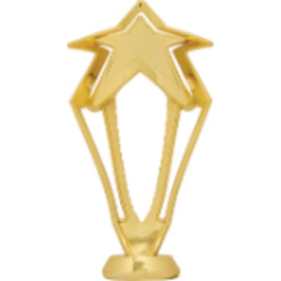 6" Gold 3-D Rising Star Figure