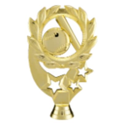 5 1/2" Baseball/Softball Sport Wreath Figure
