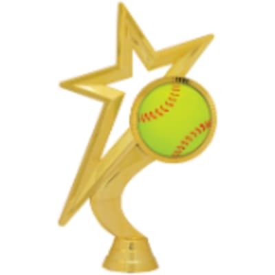 6 1/2" Gold Star Softball Figure