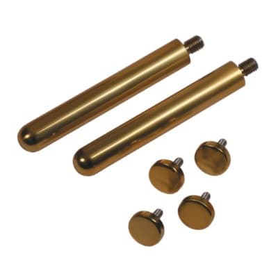 Gold Hardware for Floating Plaques Include 4 Threaded Studs & 2 Pins