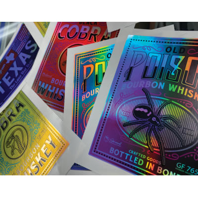General Formulations 60" x 150' Rainbow Holographic 6 mil Vinyl