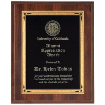 8" x 10" High Gloss Cherry Finish Plaque