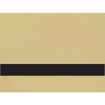 12" x 24" x .020" Brushed Gold/Black Premier Flex Self-Adhesiv e Plastic