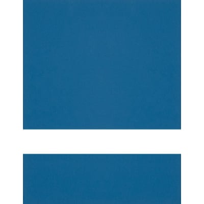 12" x 24" x 1/16" Clear Matte/Blue Duets Reverse Laser XT Plastic