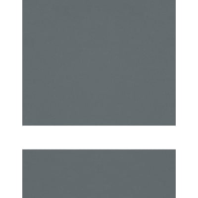 24" x 49" x 1/16" Clear Matte/Dove Grey Duets Reverse Laser XT Plastic
