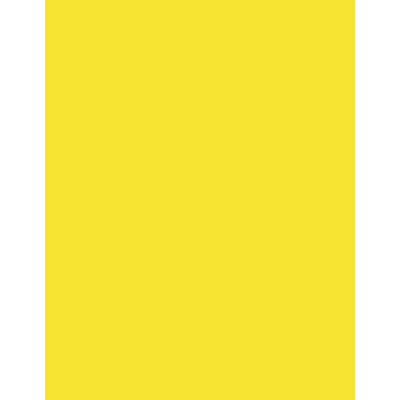 24" x 24" x 1/32" Yellow Duets ADA Applique Plastic with 3M Adhesive