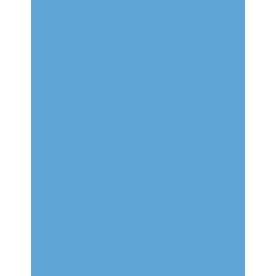 24" x 49" x 1/16" Periwinkle Duets ADA Substrate Plastic